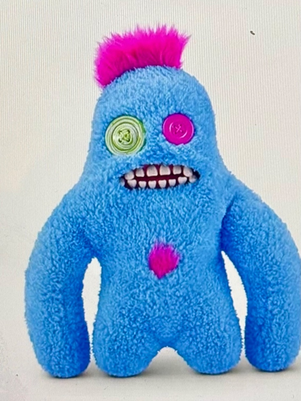 Fuggler "Hairy Fuggs SasQoosh" Tuft 9-Inch Plush (Series 1) NWT IN SEALED BOX.